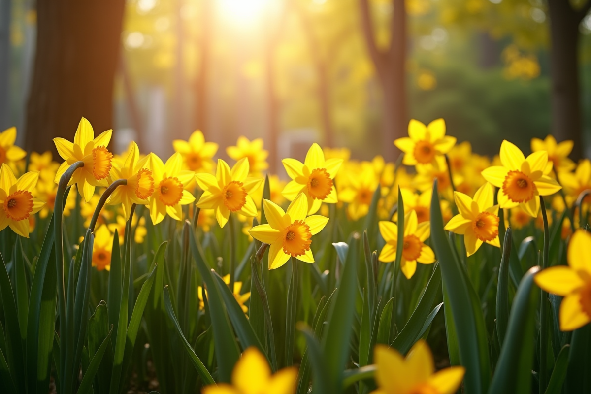 Les fleurs jaunes de printemps : éclat solaire au jardin