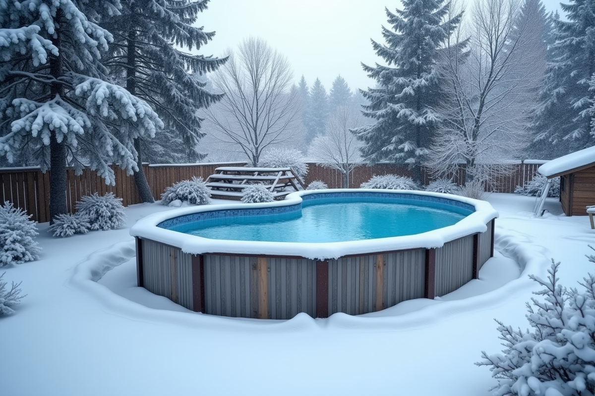 piscine hiver