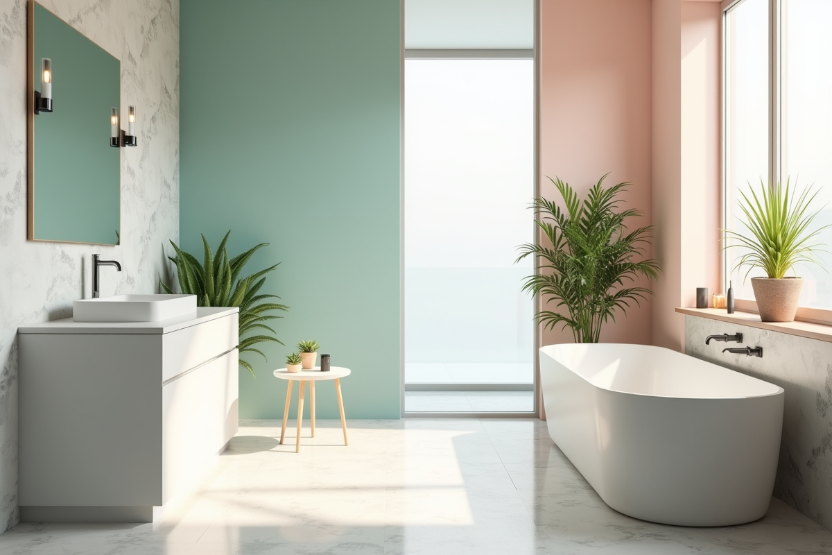 Nuances de couleur pour salle de bains : transfigurez votre espace intime