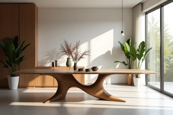 Sublimez votre intérieur avec un pied de table à manger singulier