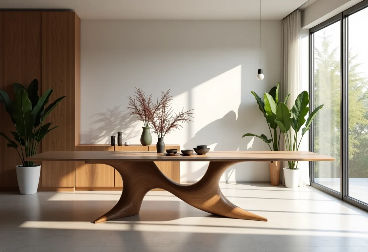 Sublimez votre intérieur avec un pied de table à manger singulier