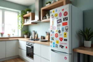 Transformez votre frigidaire avec des stickers pour frigo uniques